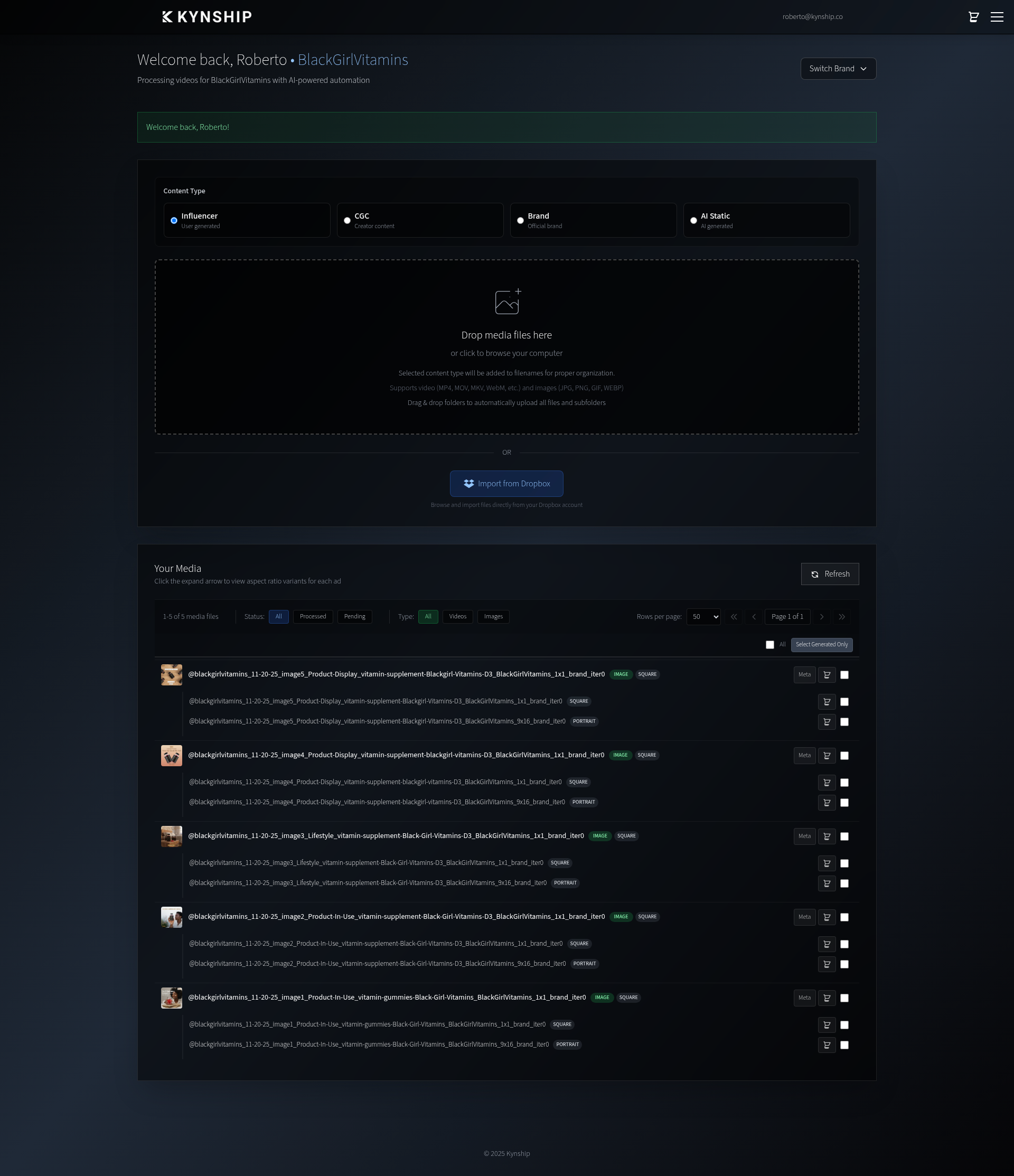 Screenshot of the Video Editor